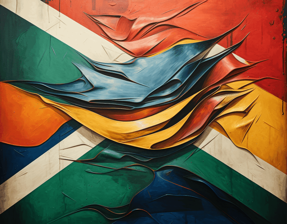 flag being torn